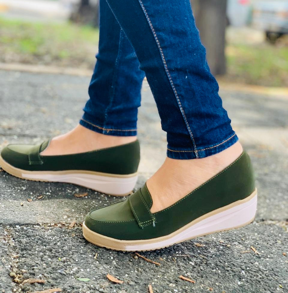Mocasín 040 Verde CDN - Diseño Exclusivo!