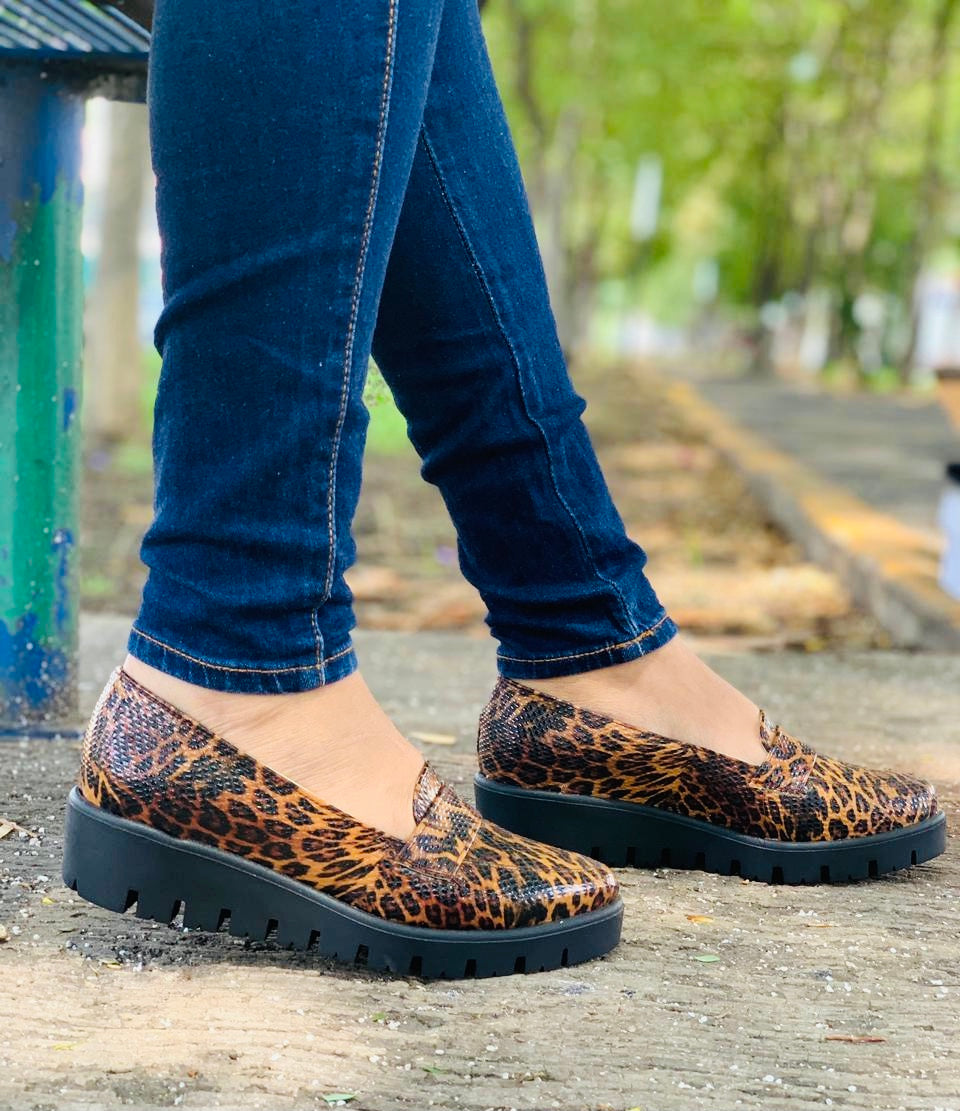 Mocasín 060 Leopardo - Animal Print